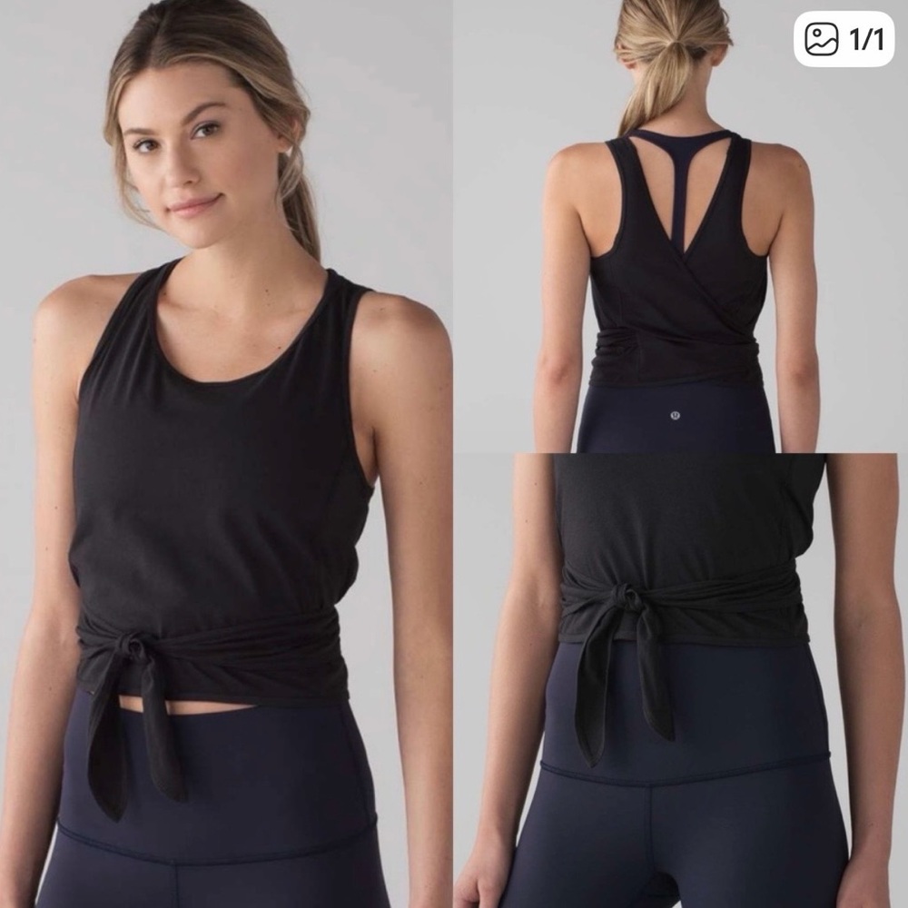 Lululemon Its a Tie Cropped Tank